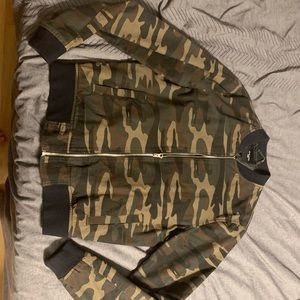 Men’s ASOS Camo Bomber Jacket